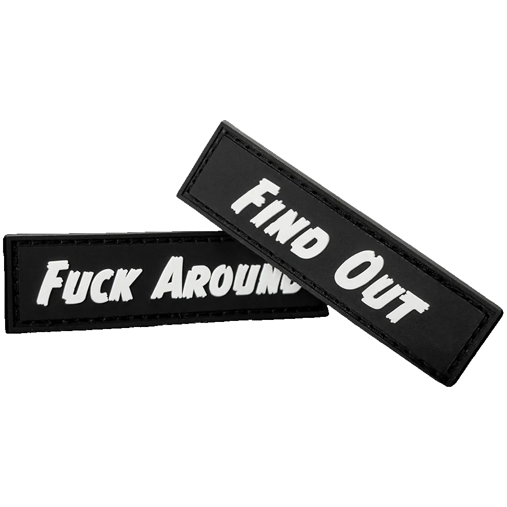 F-ck Around, Find Out - Patch Set - BLACK