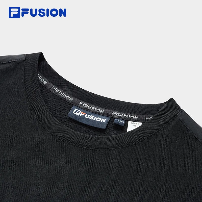 FILA FUSION INLINE URBAN TECH Men Short Sleeve T-shirt (Black)