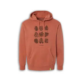 Foliage Comfort Wash Hoodie - Burnt Red