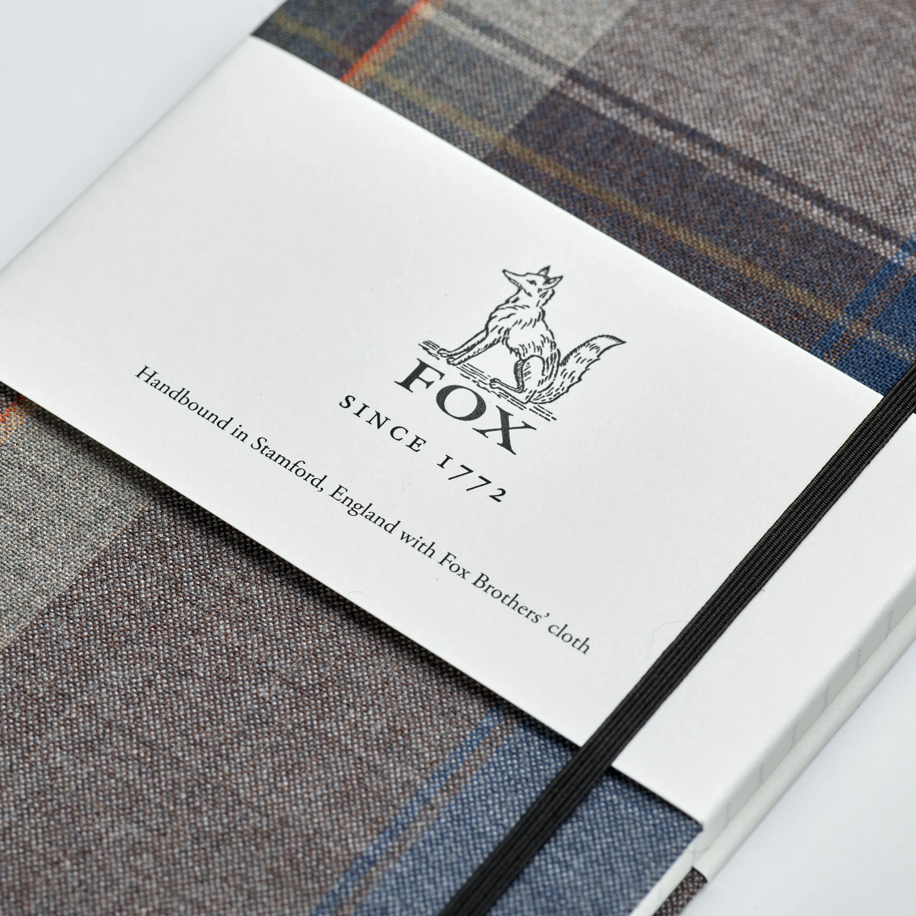 Fox Madras Check Medium Notebook