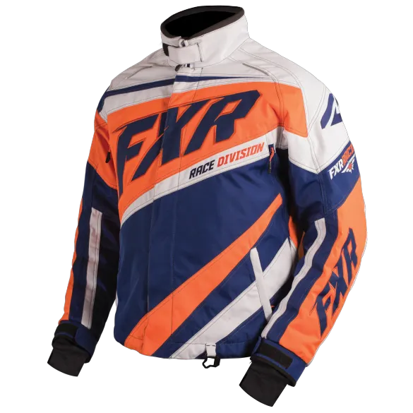 FXR Cold Cross Mens Jacket Navy/Orange/White