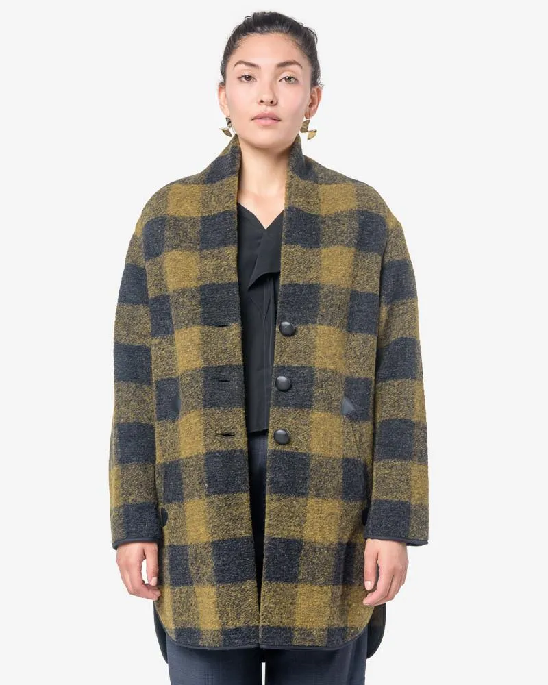 Gino Coat in Dark Green