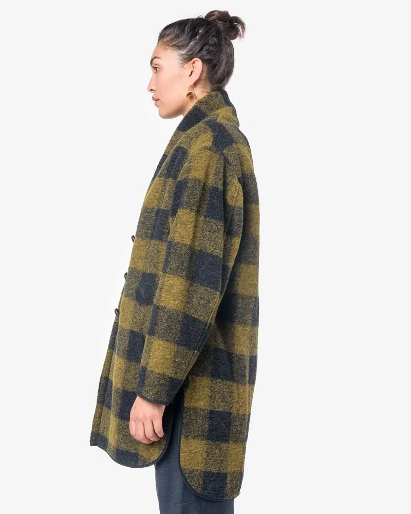 Gino Coat in Dark Green