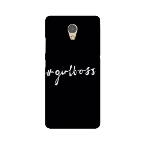 #GirlBoss Mobile Back Case for Lenovo P2 (Design - 266)