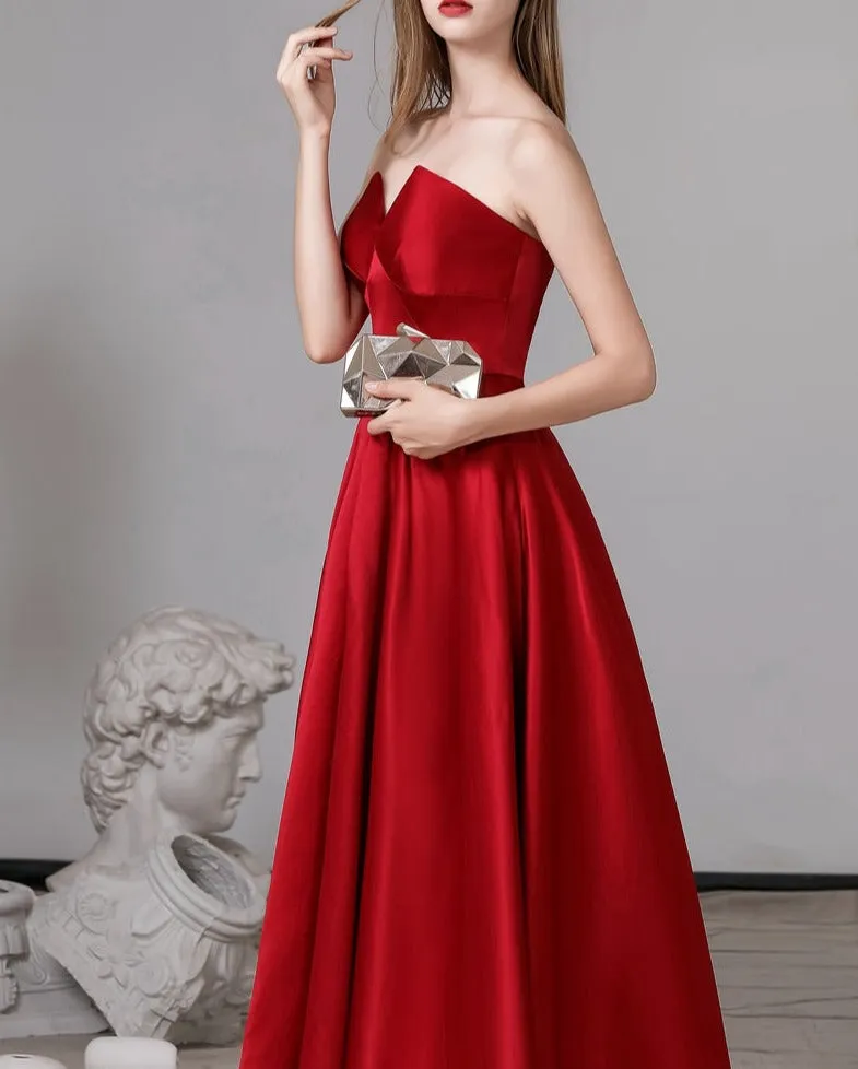 Glamorous Satin Evening Gown