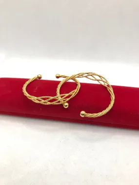 Gold plated latest design bangle