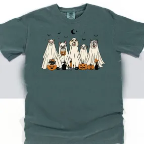 Halloween Dogs Graphic Tee, Blue Spruce