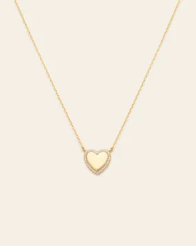 Heirloom Heart Necklace - Gold Vermeil