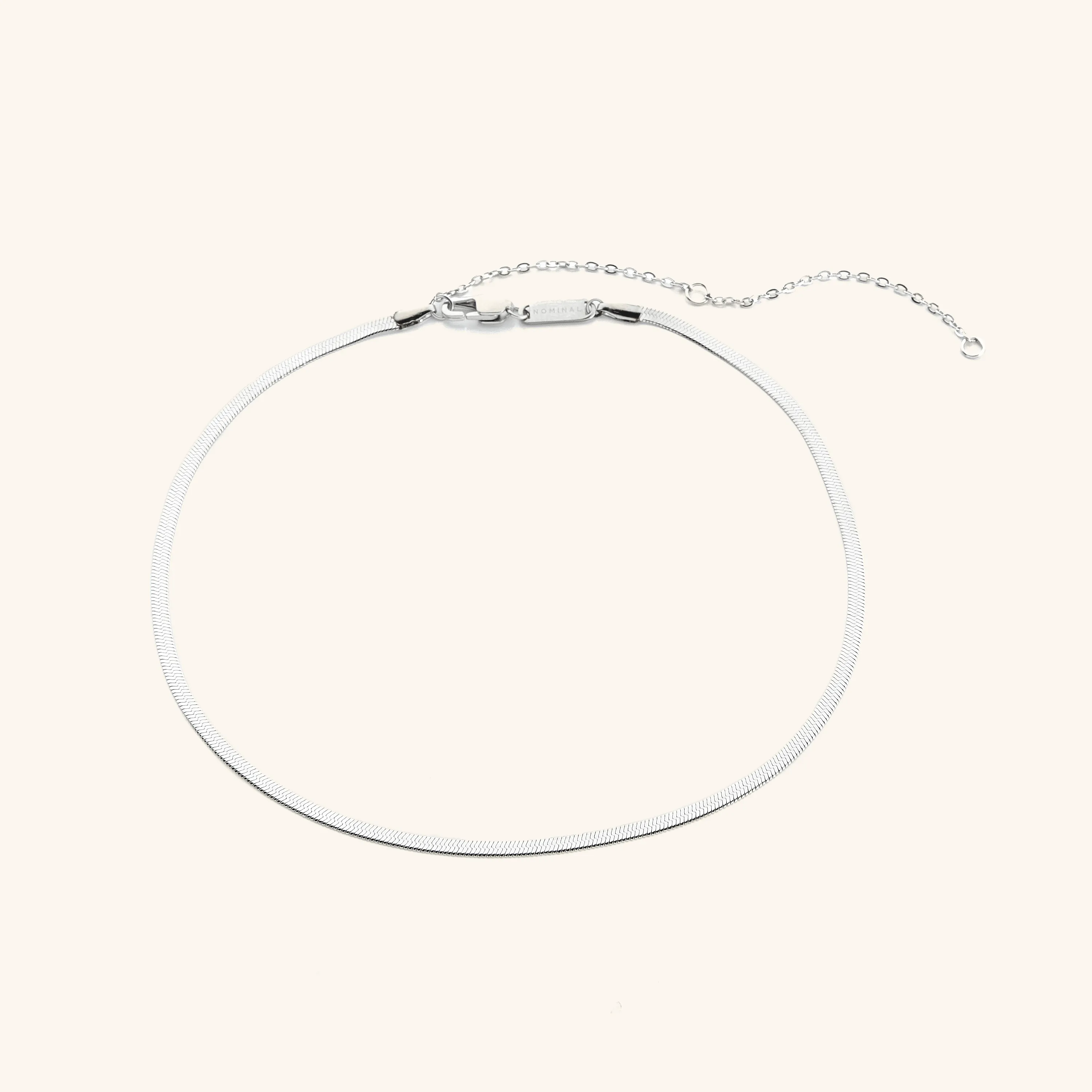 Herringbone Chain Choker