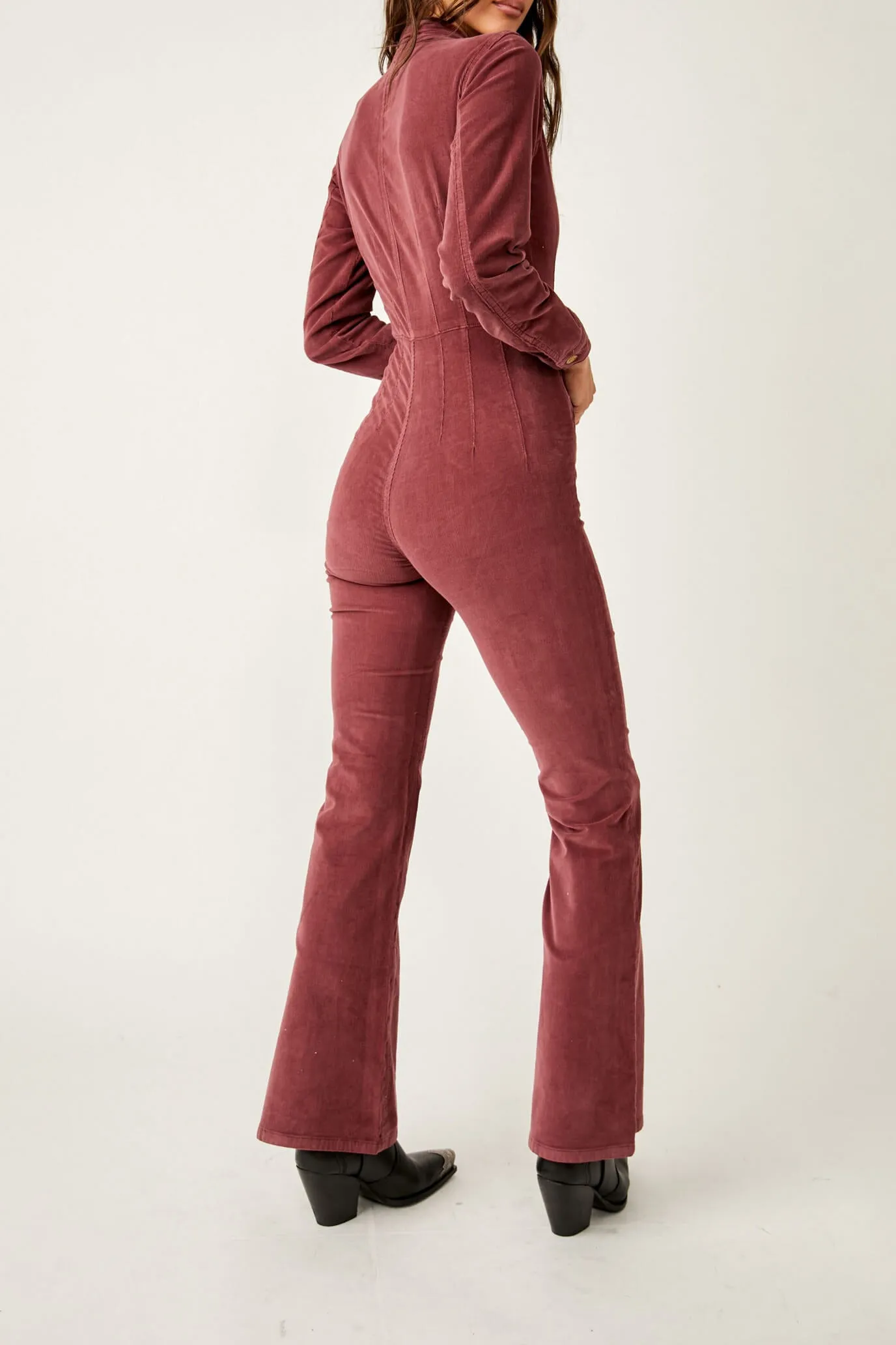 Jayde Cord Flare Jumpsuit