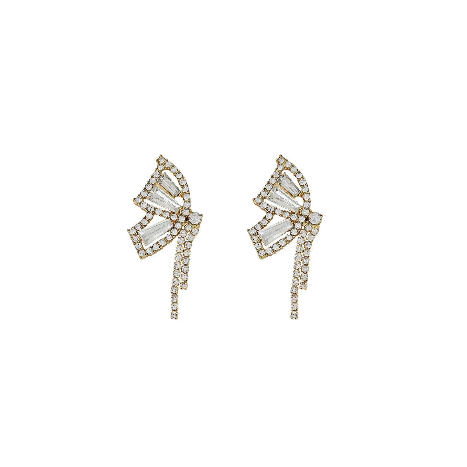 Jett Gold Butterfly Earring