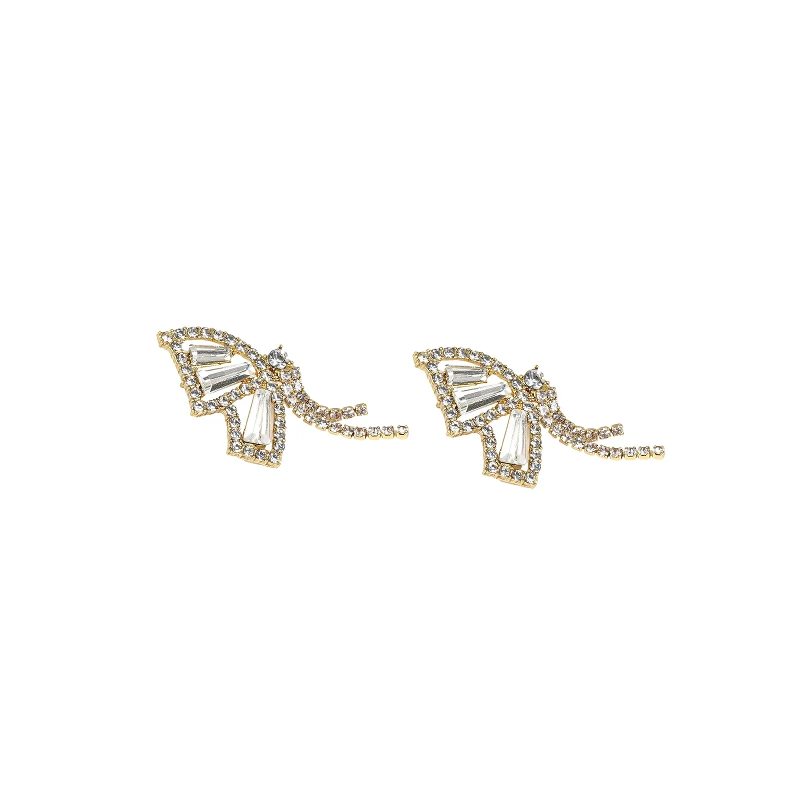 Jett Gold Butterfly Earring