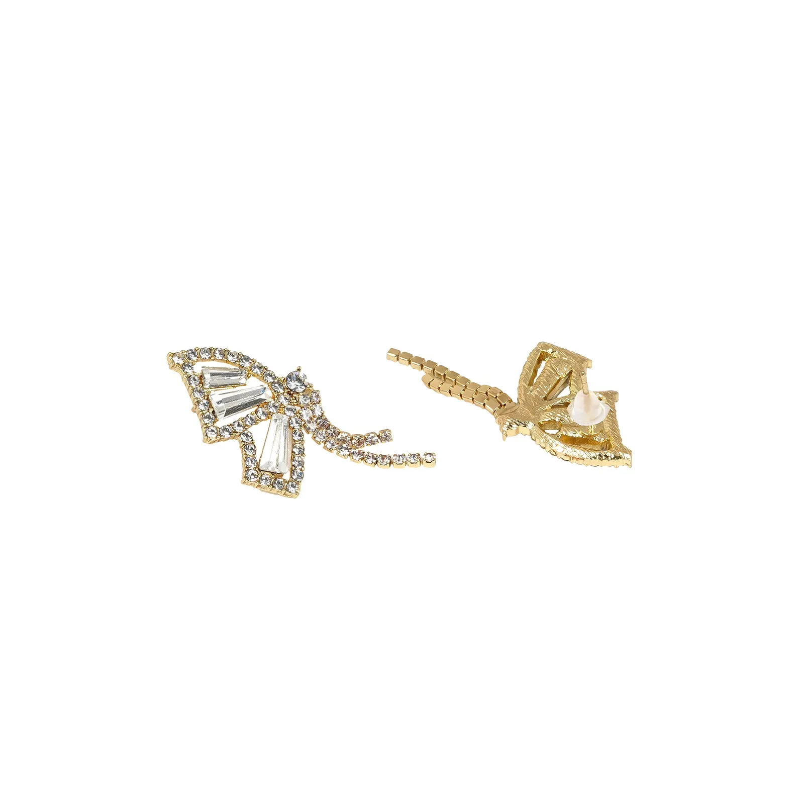 Jett Gold Butterfly Earring