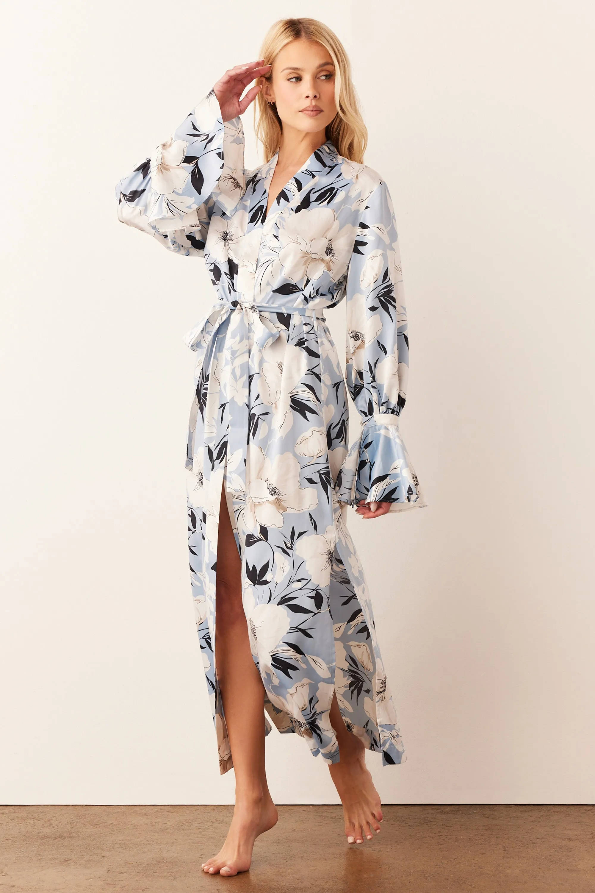 Juliette Cuff Robe | Gardenia