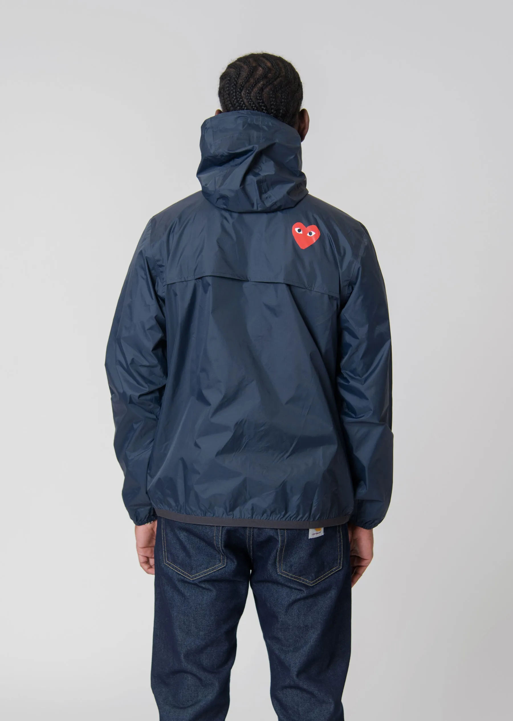 K-WAY Full-Zip Packable Jacket Navy J501-1