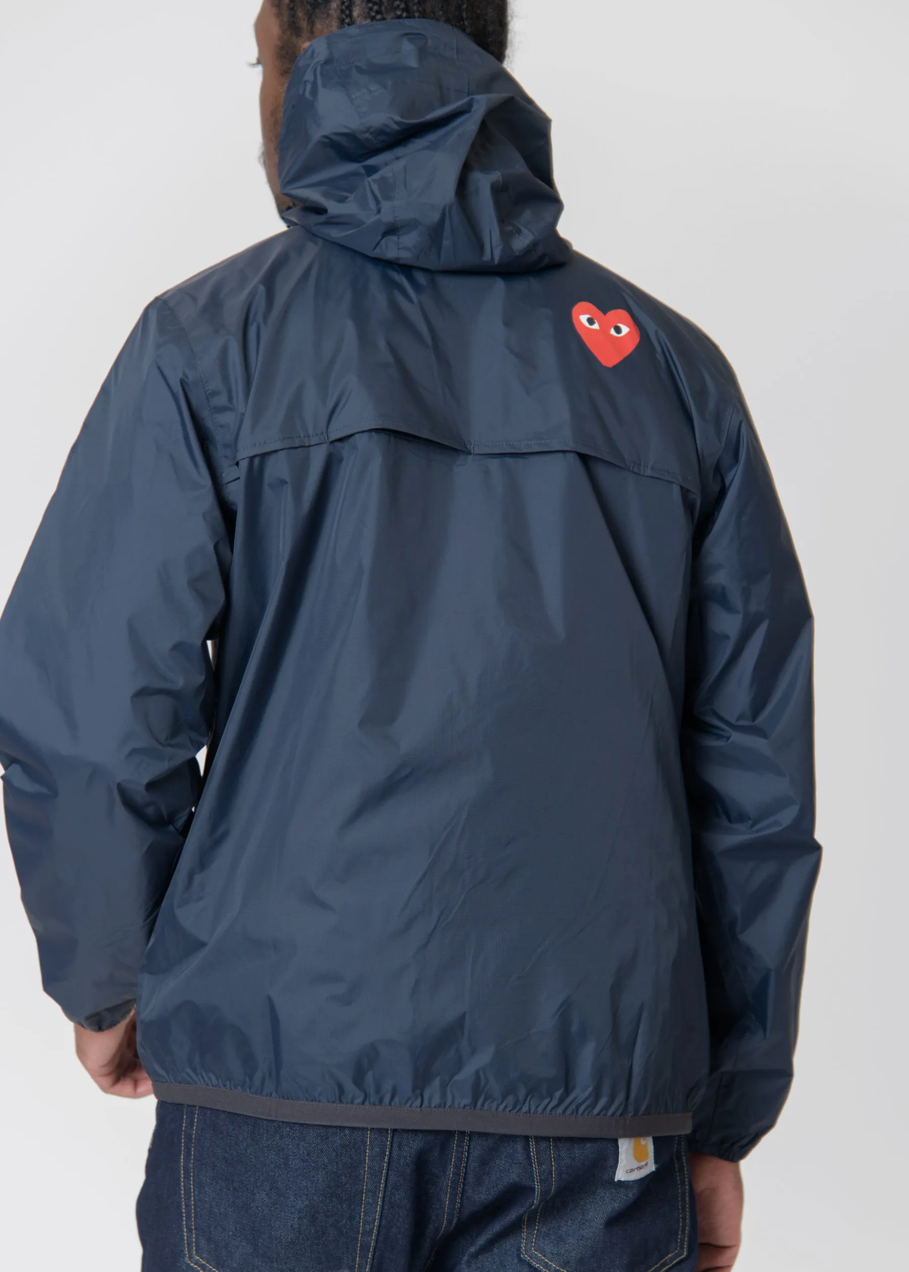 K-WAY Full-Zip Packable Jacket Navy J501-1