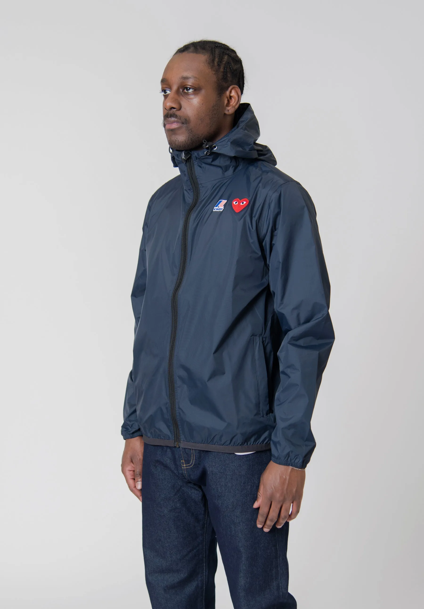 K-WAY Full-Zip Packable Jacket Navy J501-1