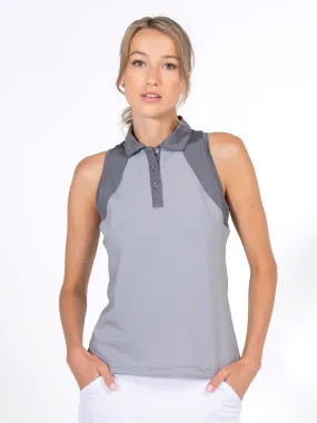 Kai Polo Tank - Onyx Stripes Combo