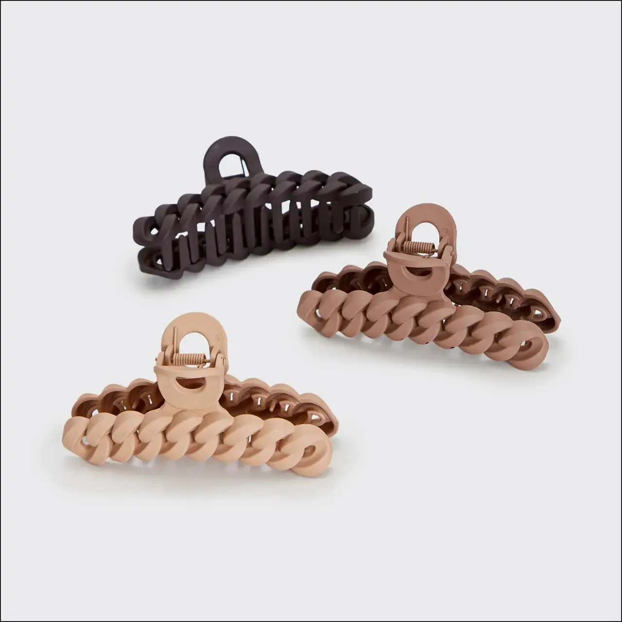 Kitsch | Eco-friendly Chain Claw Clip 3pc Set