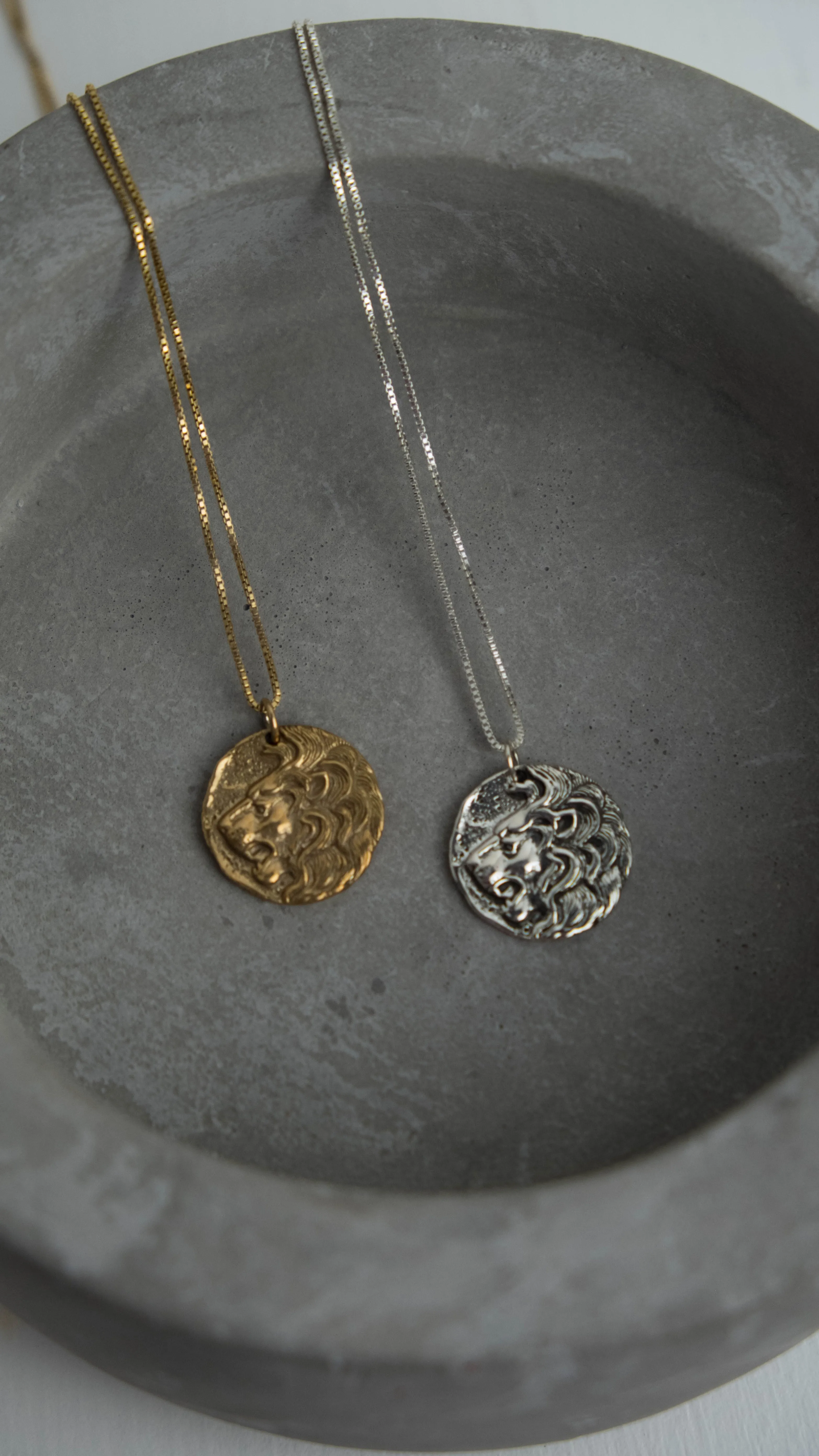 Lion Coin Necklace