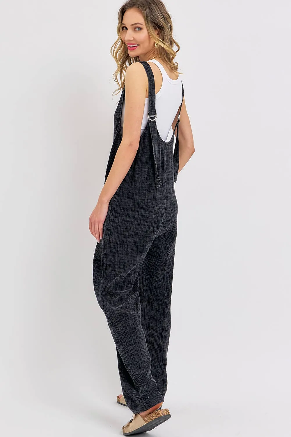 Lounge Mineral Washed Jumpsuit