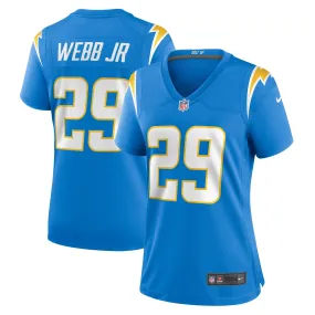 Mark Webb Jr. Los Angeles Chargers Nike Women's Game Jersey - Powder Blue