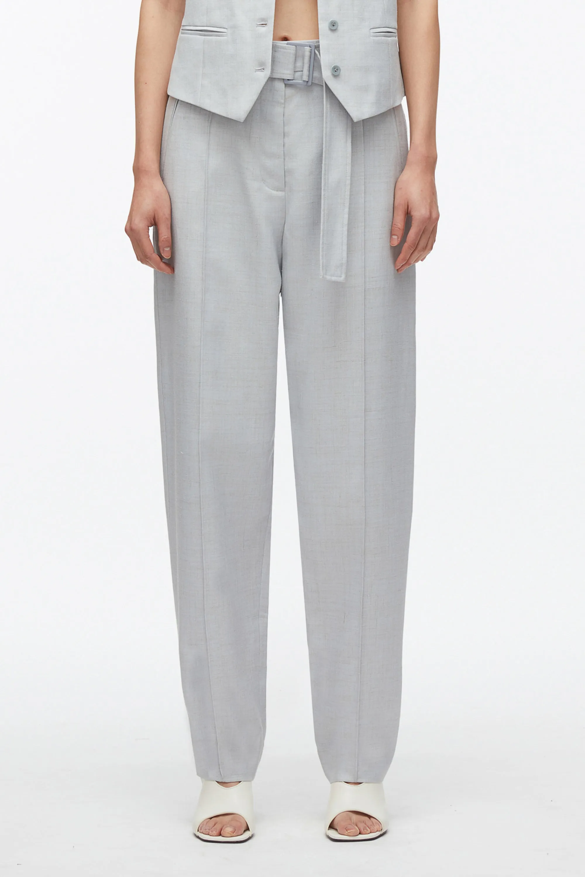 Melange Tapered Trouser