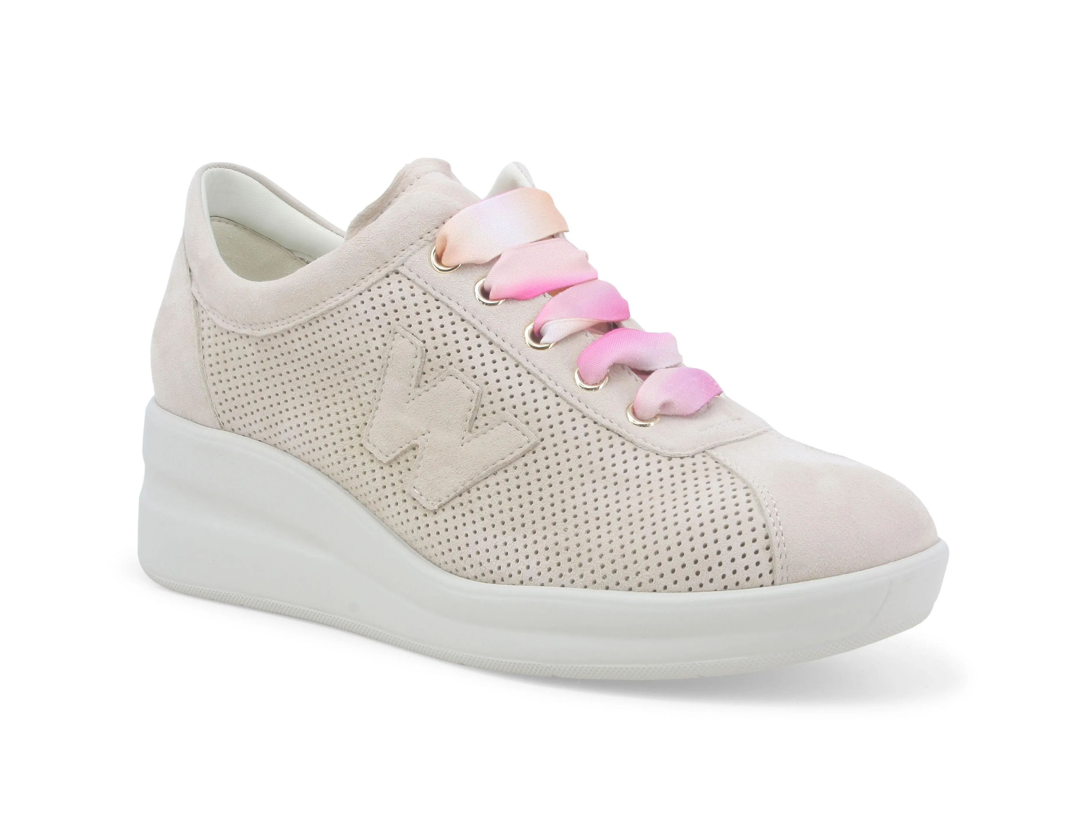 Melluso Scarpe Zeppa Donna Primavera Estate Tomaia Camoscio