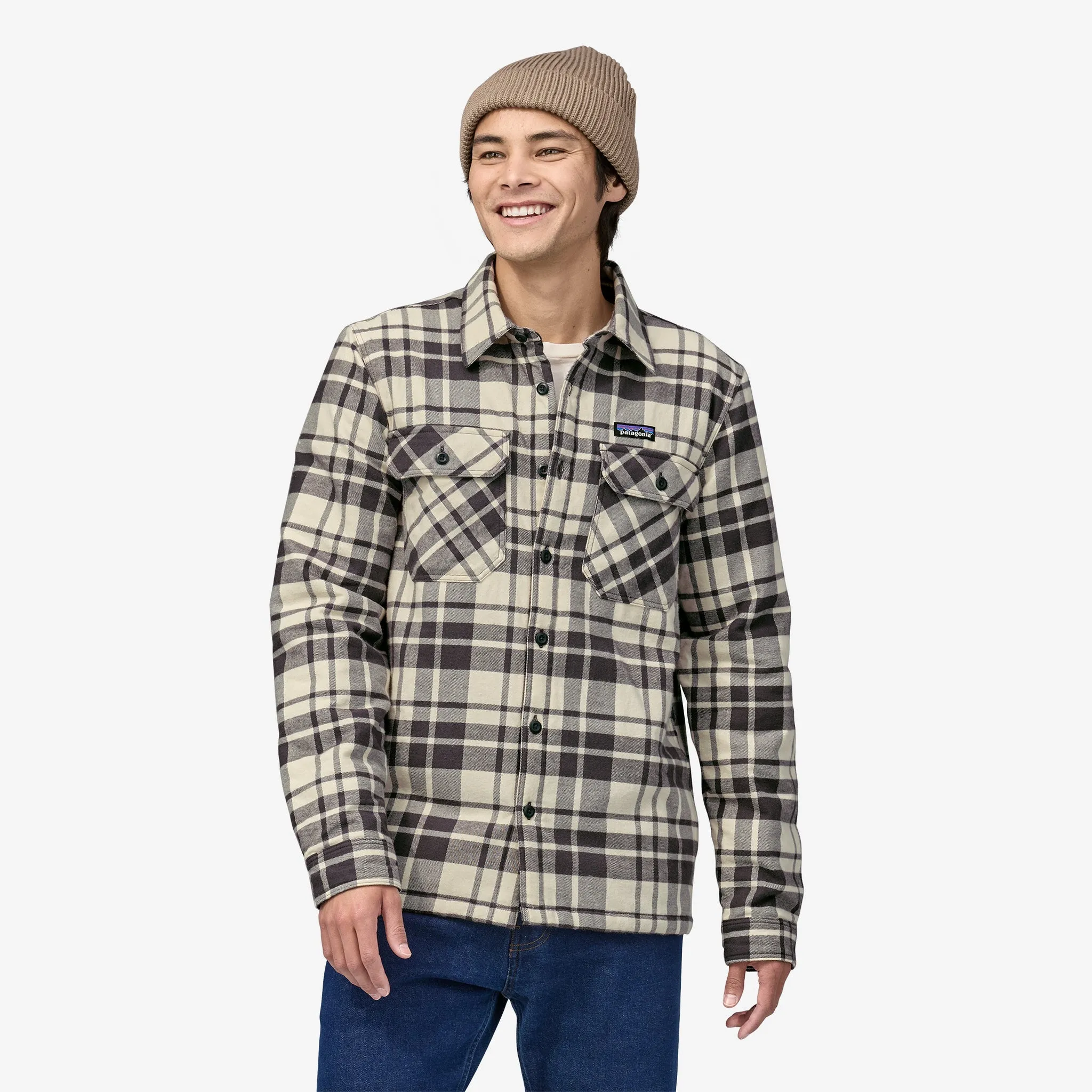 Men's Insulated Organic Cotton Midweight Fjord Flannel Shirt