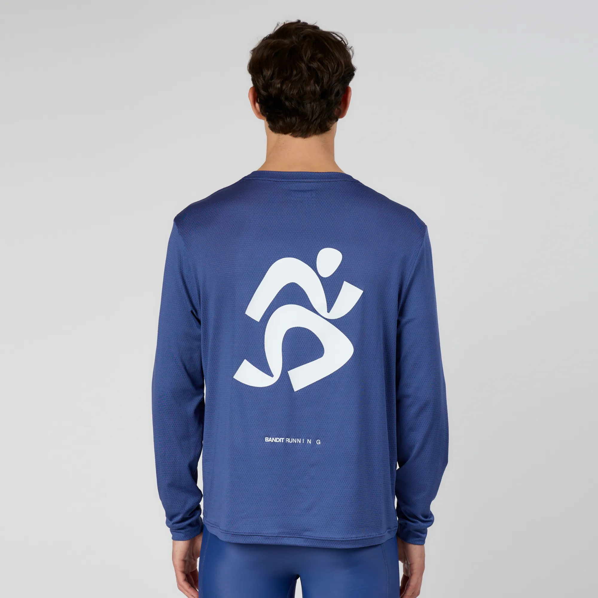 Micromesh™ Current Runner Long Sleeve  Tee - Unisex, Space Blue