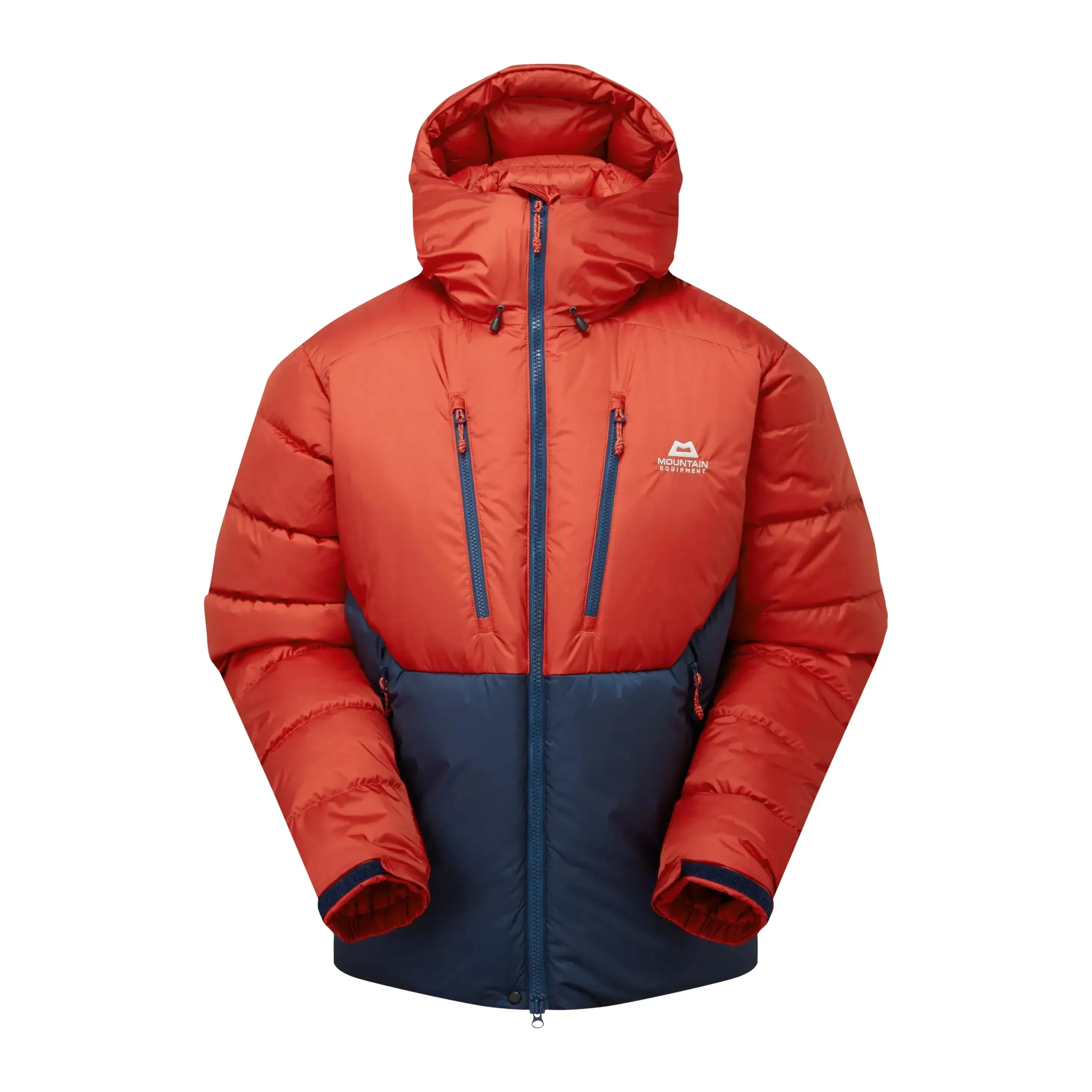 Mountain Equipment Annapurna Hooded Down Insulated Jacket - Navy/Redrock