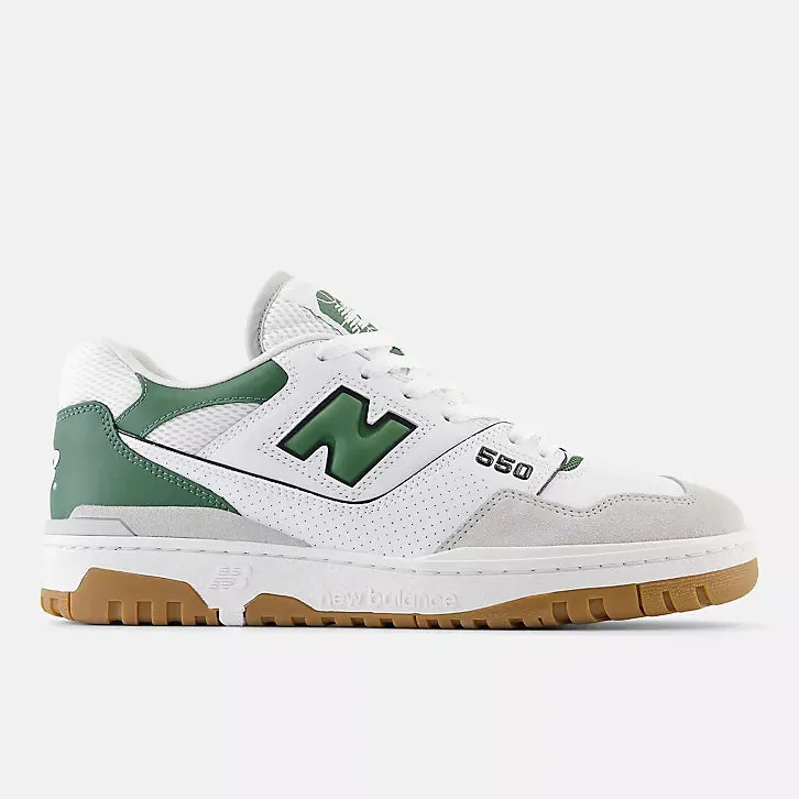 New Balance BB550ESB White Green Grey