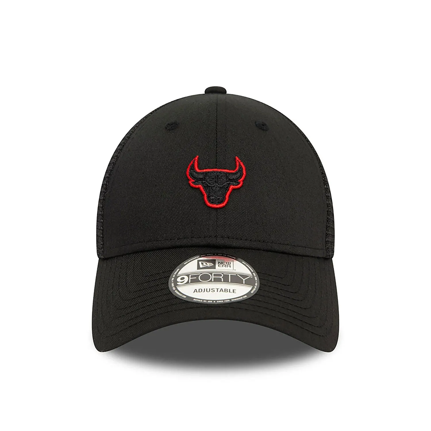 NEW ERA Chicago Bulls Home Field Black 9FORTY Adjustable Trucker Cap