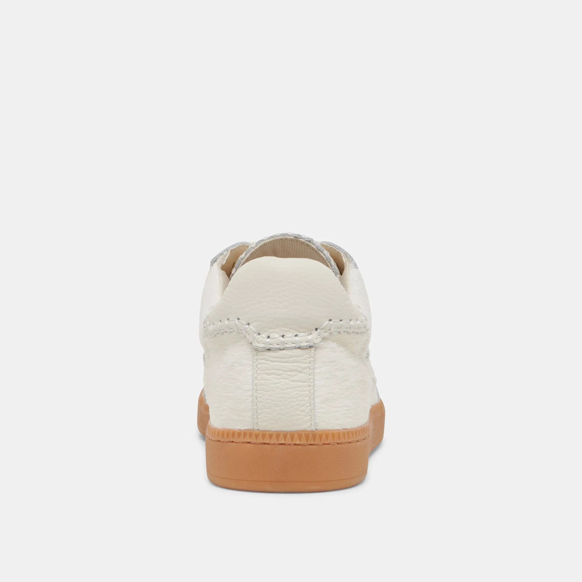 NOTICE STITCH SNEAKERS IVORY CALF HAIR