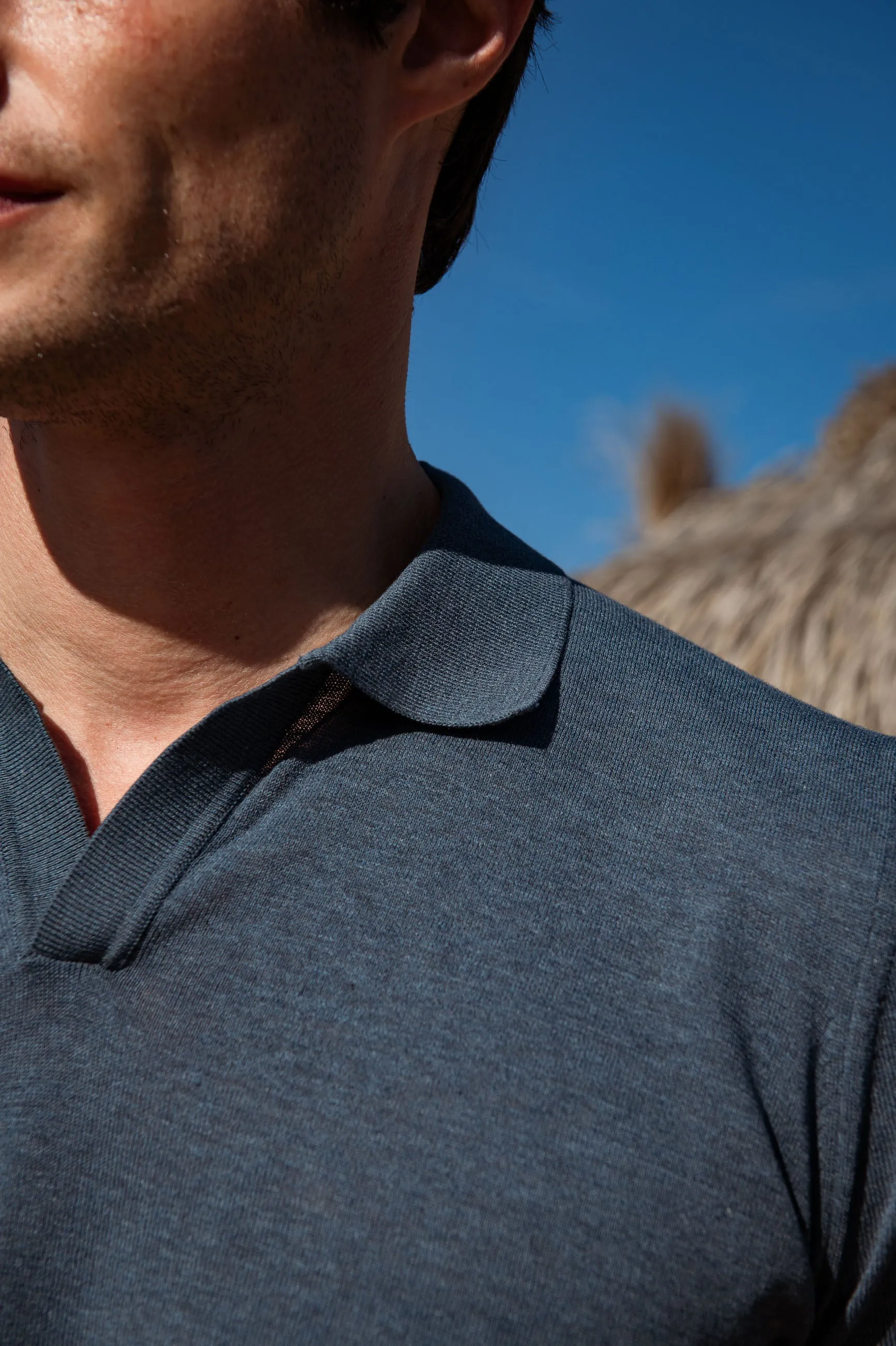 Ocean cotton polo - Made in Italy