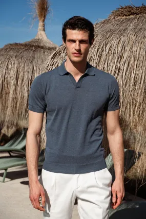 Ocean cotton polo - Made in Italy