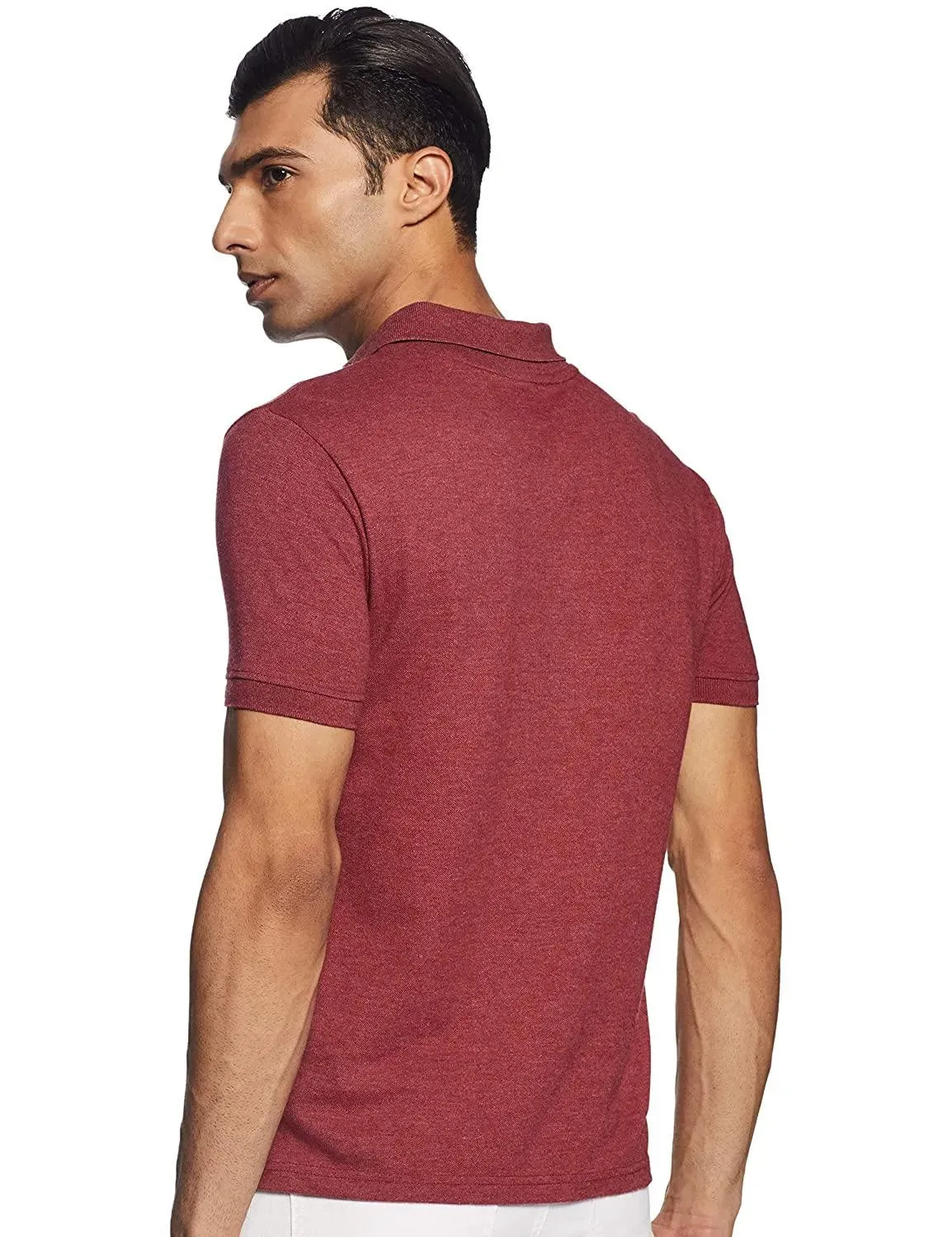 ONN Men's Cotton Polo T-Shirt (Pack of 2) in Solid Bright Blue-Wine colours