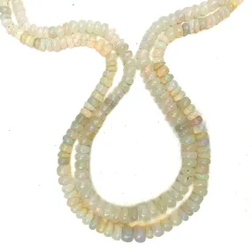 Opal Graduated 5-8mm Rondelle Bead Strand