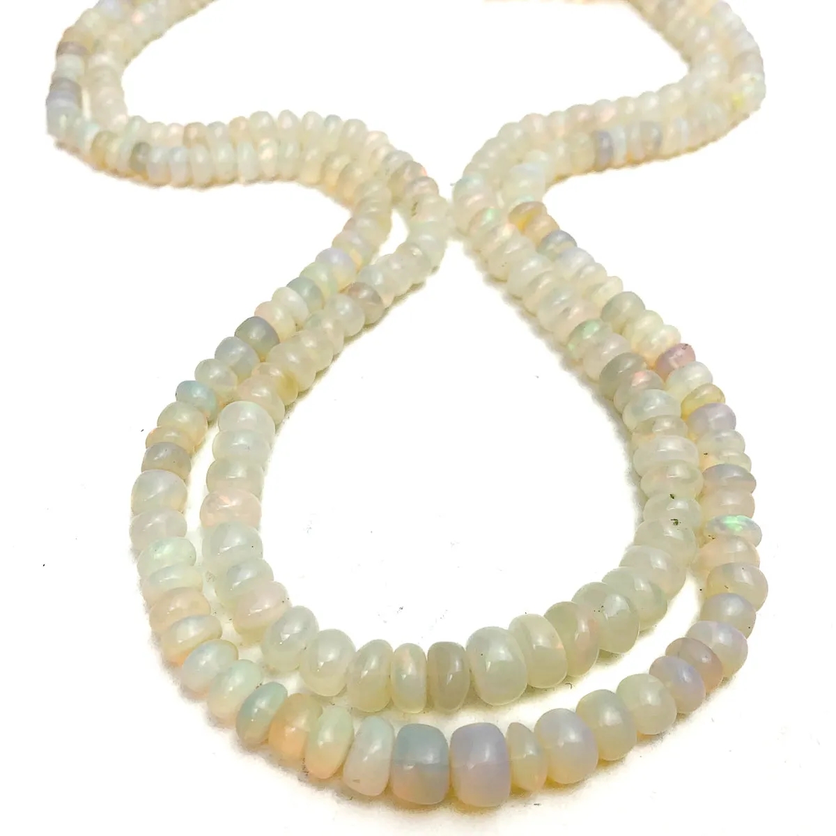 Opal Graduated 5-8mm Rondelle Bead Strand