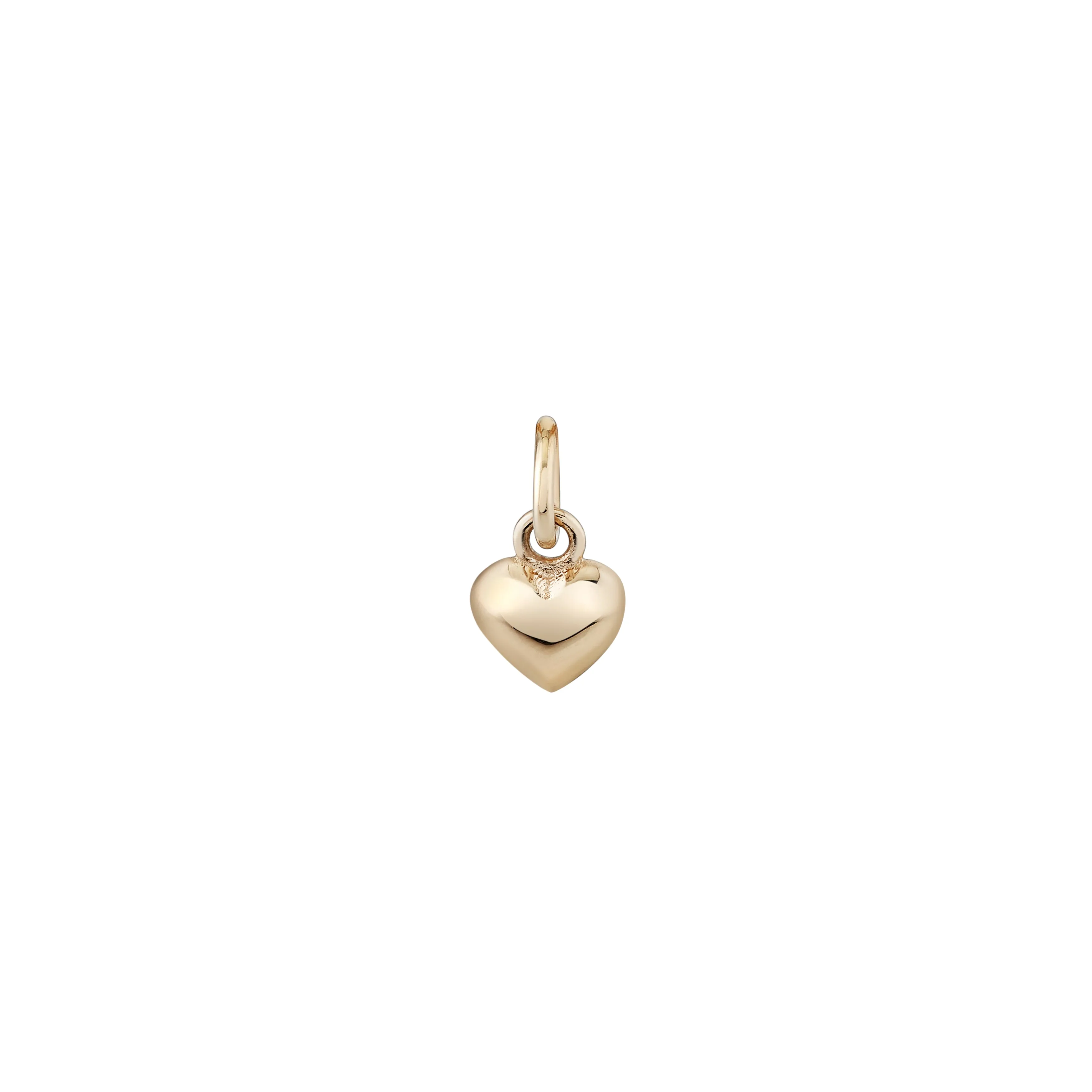 Petite Puffed Heart Charm