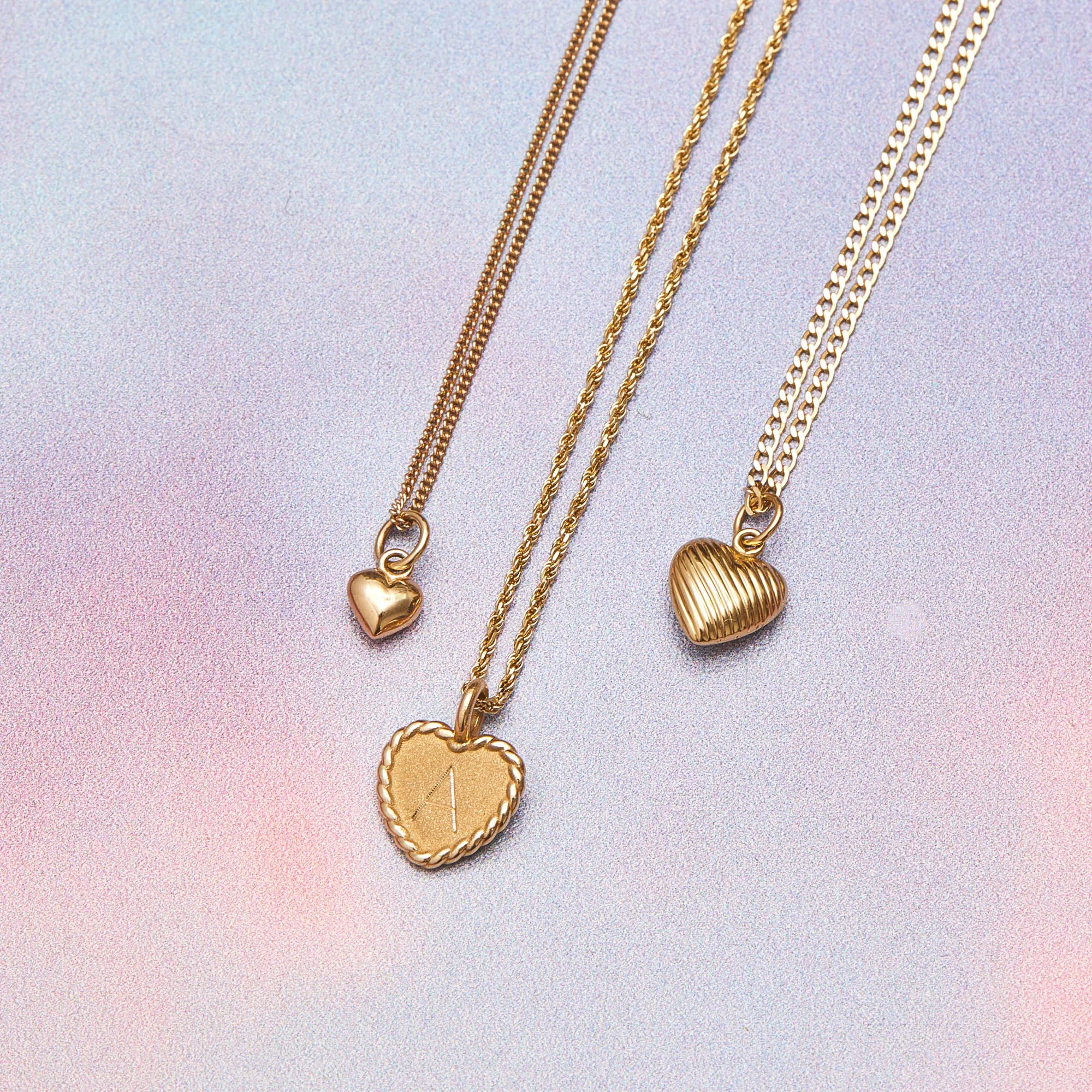 Petite Puffed Heart Charm