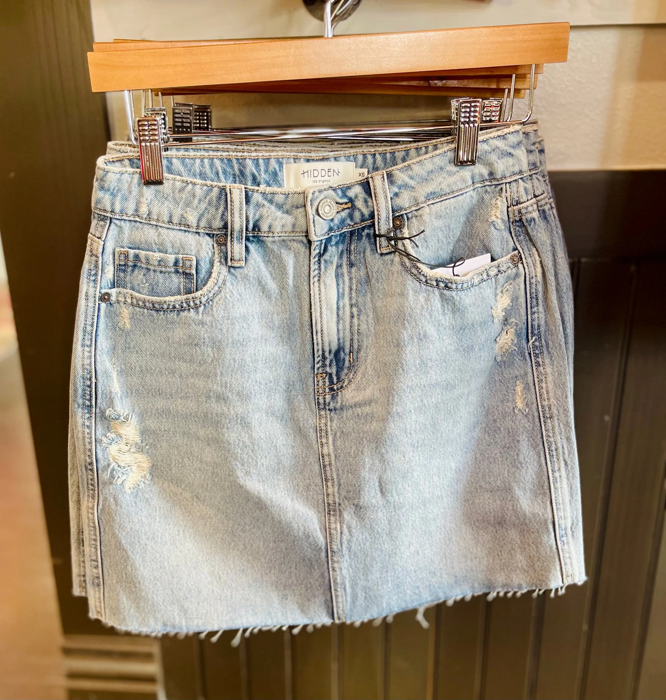 Peyton Denim Mini Skirt