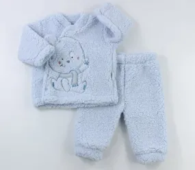 Plüsch Set Little Dog 2Tlg Jungen -hellblau-12329