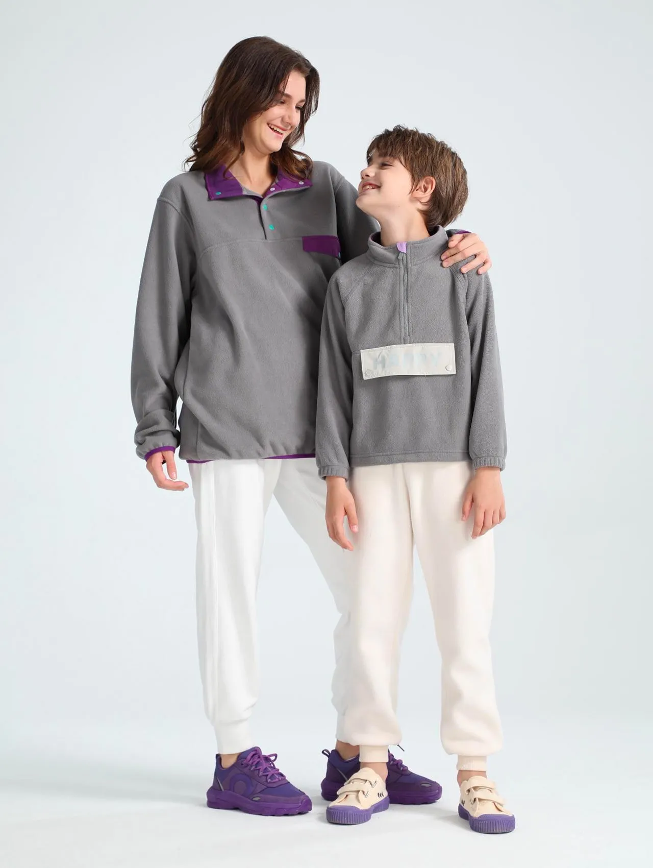 Popcorn Family Fleece Pullover