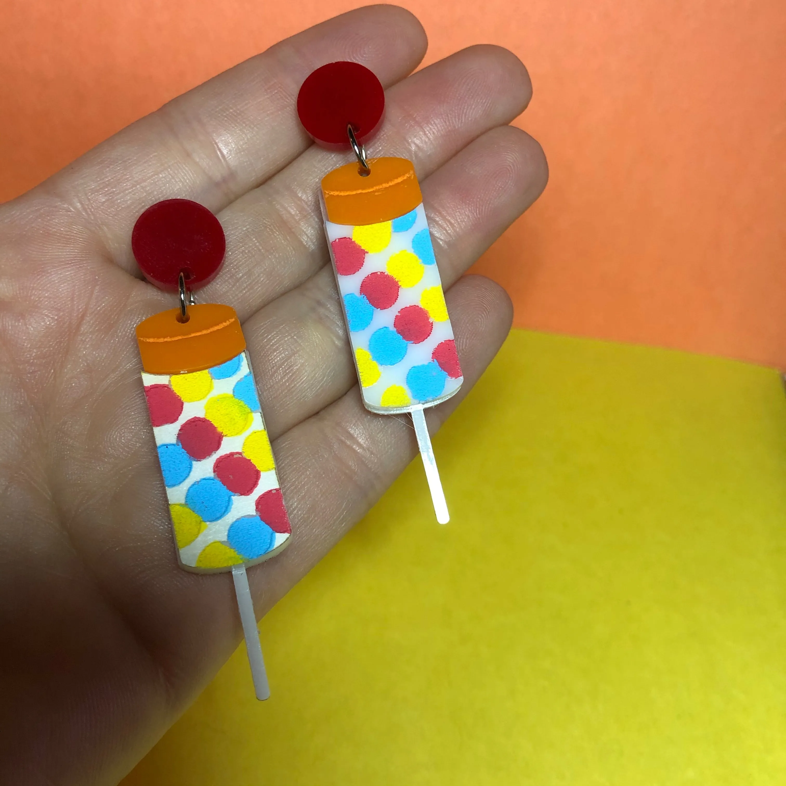 Push Up Pop Dangle Earrings