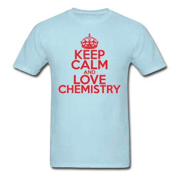 "Keep Calm and Love Chemistry" (red) - Men's T-Shirt