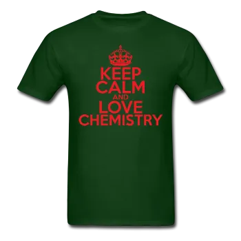 "Keep Calm and Love Chemistry" (red) - Men's T-Shirt