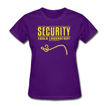 "Security Ebola Laboratory" - Women's T-Shirt