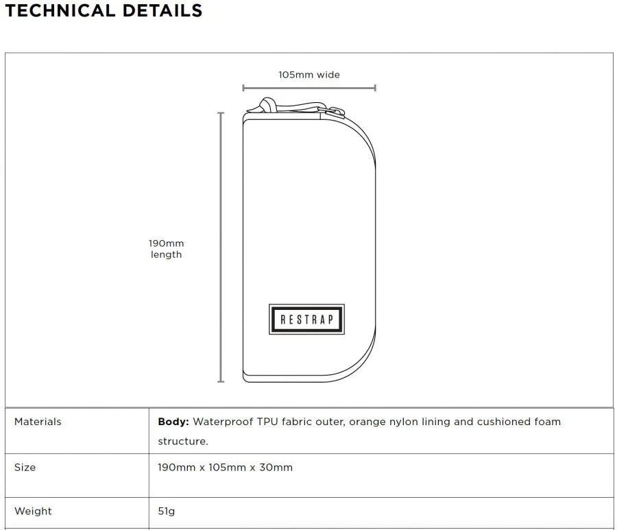 Restrap Travel Pouch