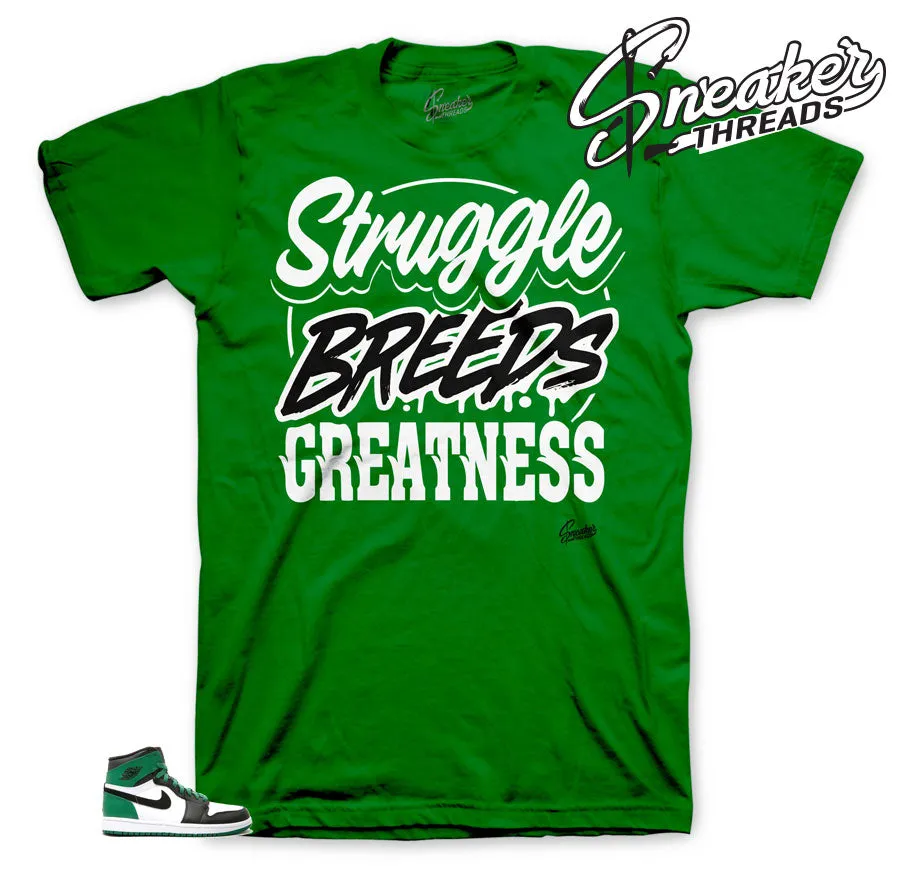 Retro 1 Pine Green Struggle Breeds Shirt